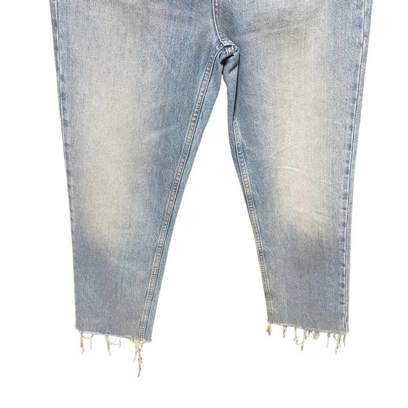 Re/Done '70s Ultra High Waist Stove Pipe Jeans in Worn Blue Size 26 - Picture 4 of 12